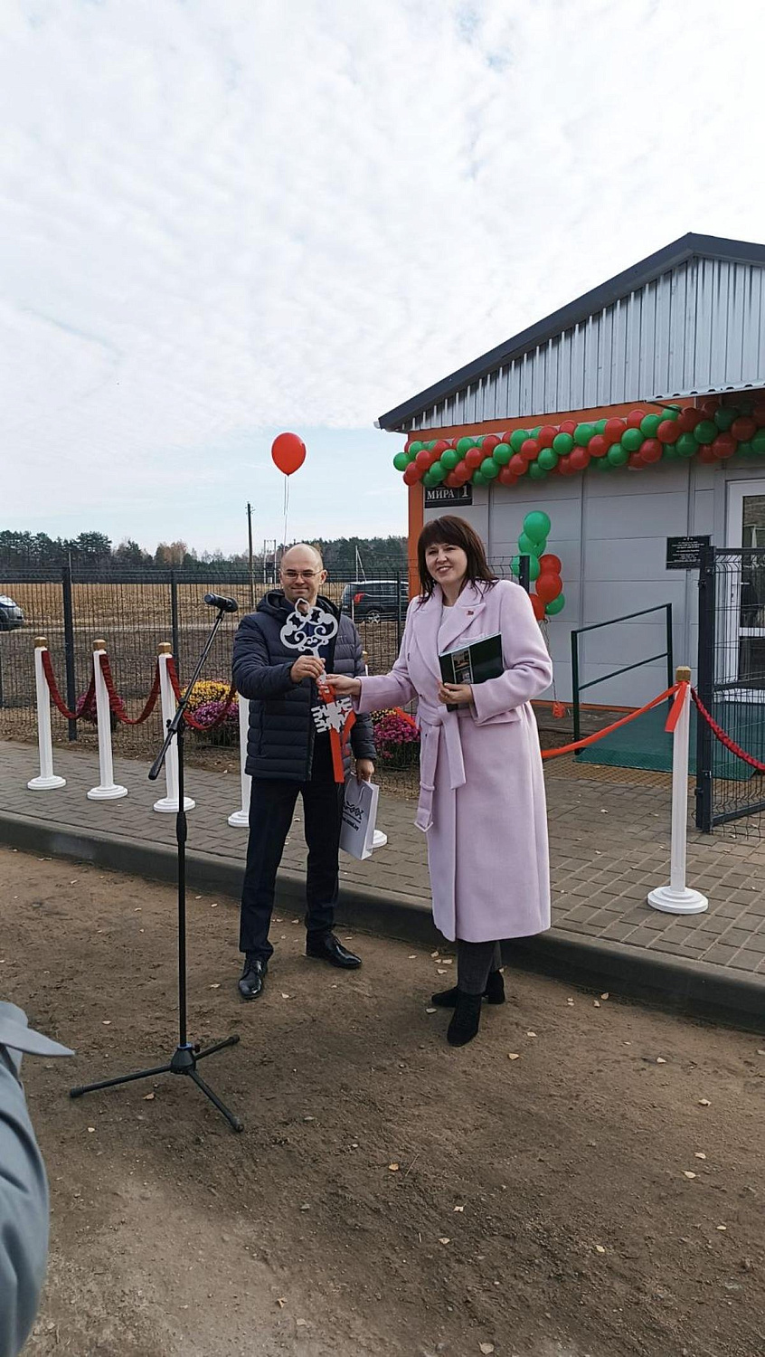 6 ноября в Мостовском районе открылся первый модульный фельдшерско-акушерский пункт в деревне Голубы. 